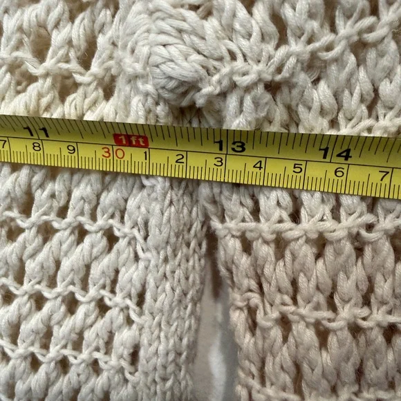 American Eagle Outfitters Open-Knit Cream Sweater - Picture 5 of 5